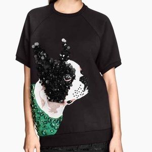 h and m frenchie sweatshirt